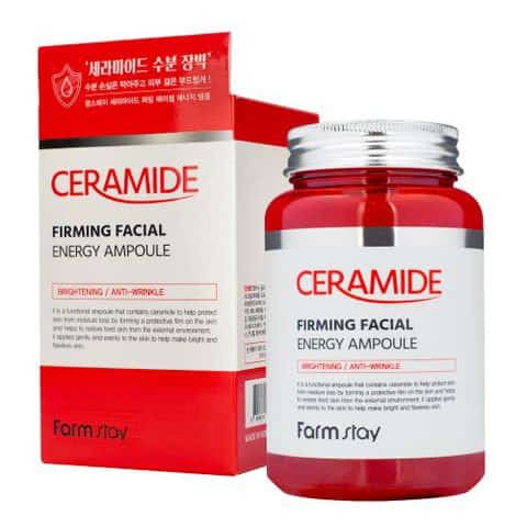 Ceramide Firming Facial Energy Ampoule كريم السيراميد للترطيب وإزالة الخطوط الرفيعة